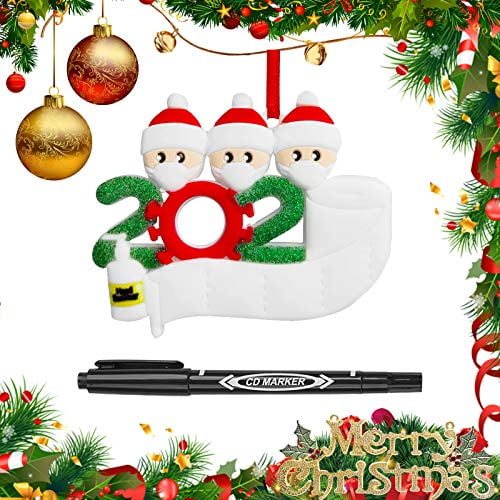 DIY Family Name Christmas Decorations Xmas Gifts(Family of 3) Creative Christmas Decorating Kit Personalized Christmas Ornaments 2020 Christmas Ornaments Survived Family Special Keepsake DIY Family Name Christmas Decorations Xmas Gifts(Family of 3) Creative Christmas Decorating Kit Personalized Christmas Ornaments 2020 Christmas Ornaments Survived Family Special Keepsake